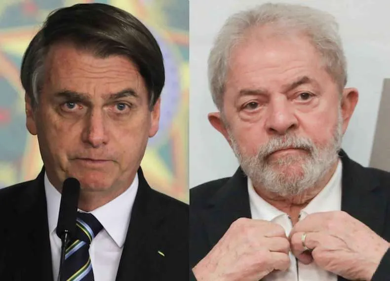 Ex-presidente Lula se mantem na liderança, seguido por Bolsonaro
