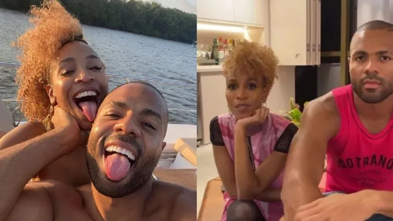 Karol Conká e Polidoro Junior