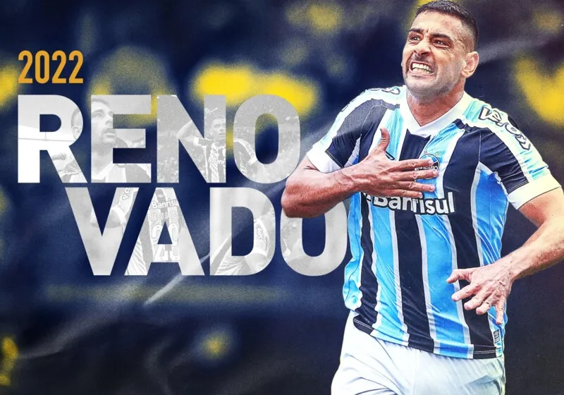 Diego Souza renova com o Grêmio até o fim de 2022