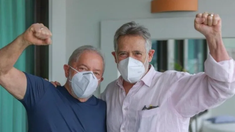 Ex-presidente Lula e o ator Zé de Abreu