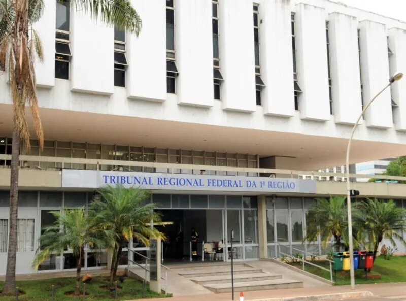 Fachada do TRF-1, em Brasília