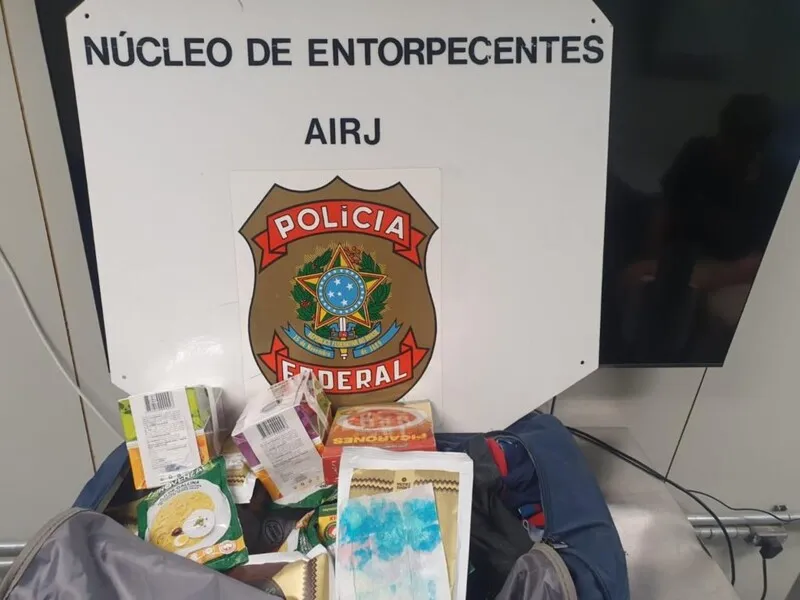 Polícia Federal prende espanhol com 10 Kg de cocaína