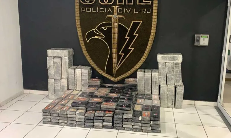 600kg de cocaína foram encontrados em caminhão baú