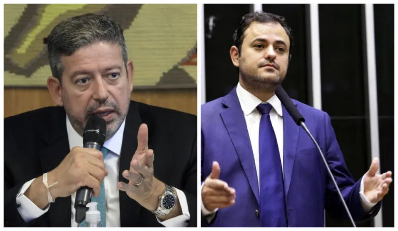 Presidente da Câmara, Arthur Lira (PP), e deputado Glauber Braga (PSOL)