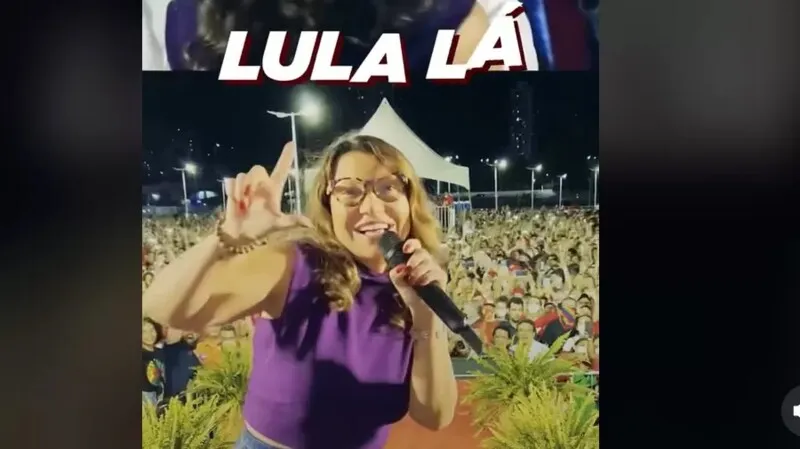 Imagem ilustrativa da imagem Lula faz sua estreia no Tiktok com vídeo da esposa cantando seu Jingle