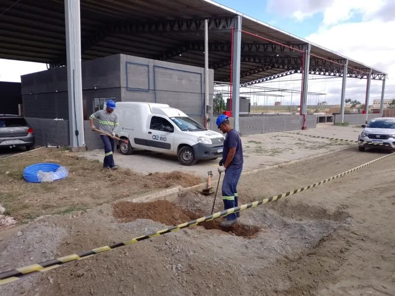 A Águas do Rio acaba de fazer a instalação hidráulica para abastecer o local com água tratada