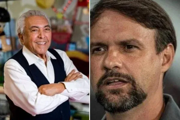 Maurício Sousa, da Turma da Mônica, e Maurício Souza, do Vasco