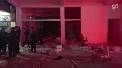 Criminosos explodiram agência bancária em ipixuna do Pará