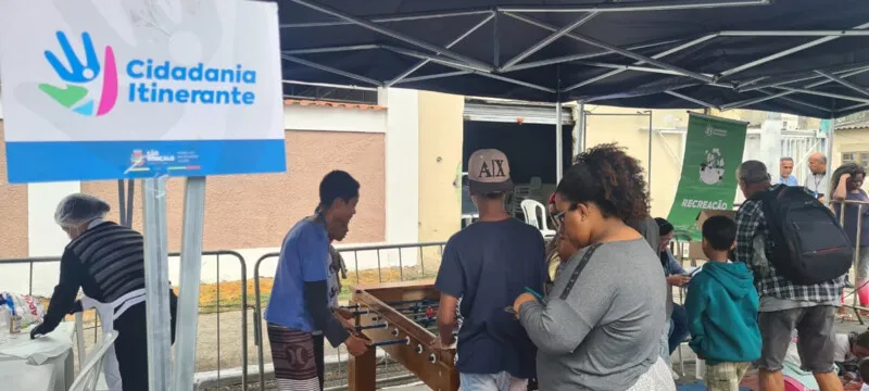 Ao todo, 812 pessoas participaram da ação