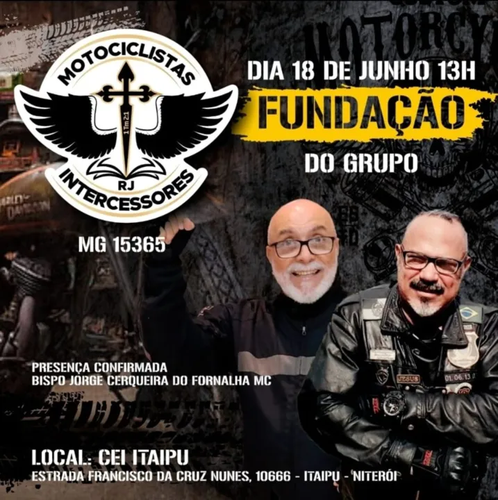 O motogrupo tem na sua bandeira o versículo "Antes de tudo, recomendo que se façam súplicas, orações, intercessões e ação de graças por todos os homens;" - 1 Timóteo 2:1