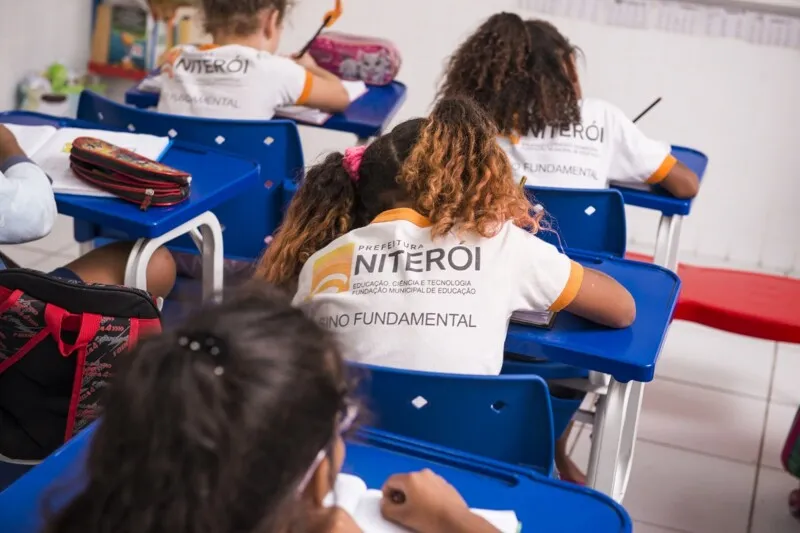 Alunos da rede municipal de Niterói