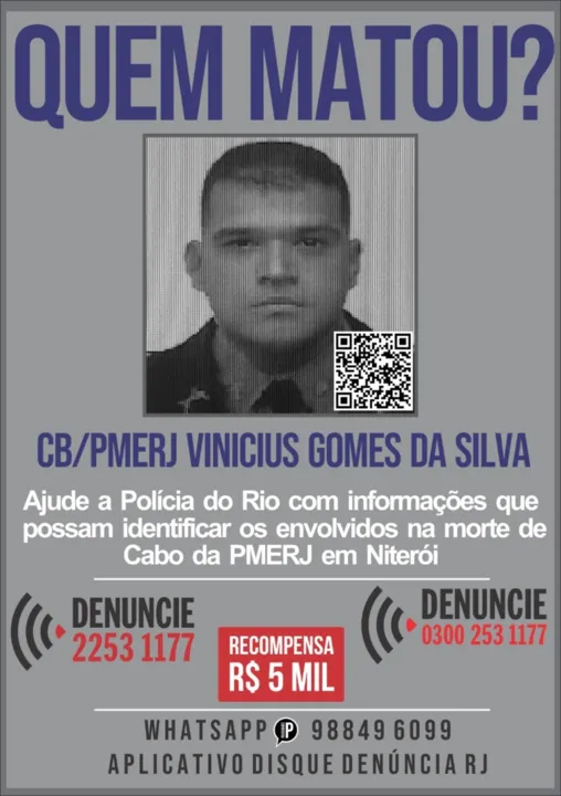 O cabo Vinícius ingressou na Corporação em 2011. Ele era casado e deixa um filho