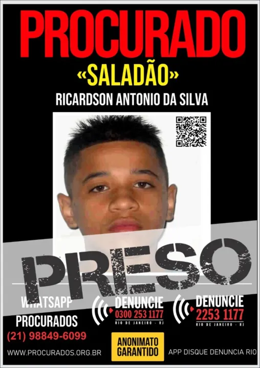 Ele gerenciava os pontos de drogas da Comunidade Tancredo Neves, localizada no interior da Favela do Jacarezinho