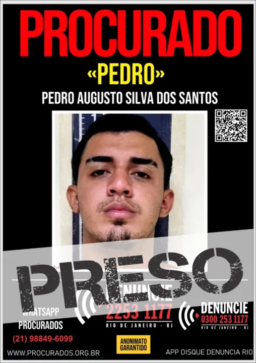 Pedro foi preso em Anchieta, no Rio