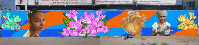 Painel  vai representar as diferentes gerações de mulheres trabalhadoras do bairro, que lutaram para criar os filhos e levar o sustento para o lar