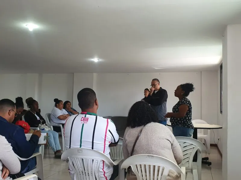 Reunião contou com a presença de presença do cientista político Marcos San e da fundadora do projeto social  “Amor de mãe”,  Elisângela Rodrigues