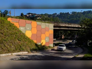 Viaduto de Maria Paula recebe projeto ‘Cidade Ilustrada’