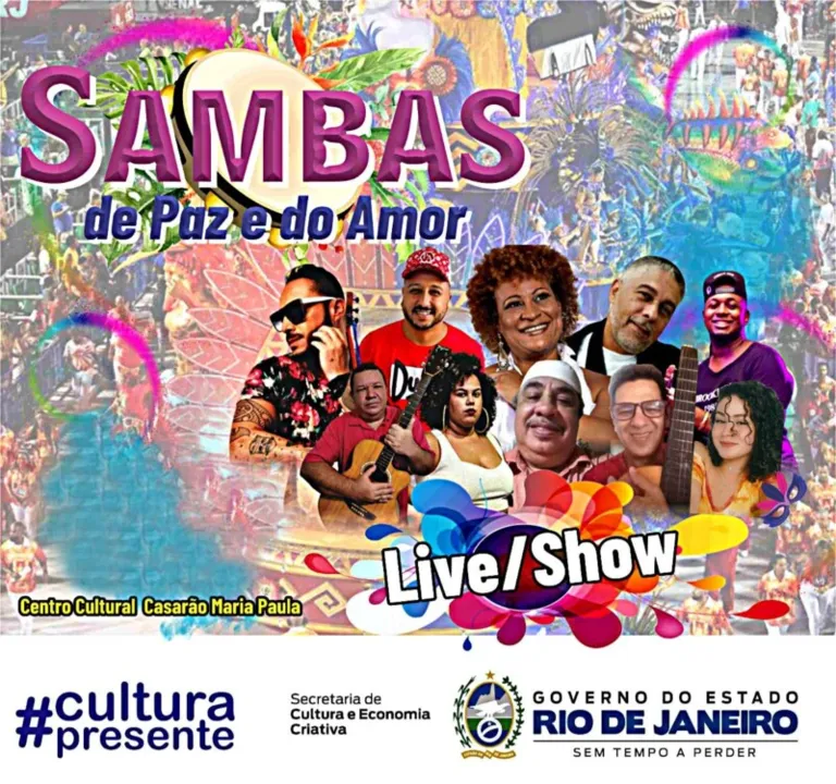 Andréa Beat, Edu Cigano, Gouveia, Jacke Gomes, Joaca, Lívia Crelier, Marcello Kallu, Sérginho Soares, Tico do Cavaco e Vinicius Chocolate estão no grupo de artistas da live/show