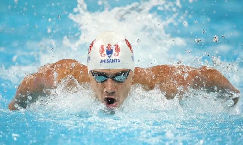 É a 1ª medalha do atleta na competição