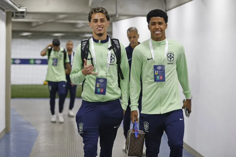 Andrey Santos e Marlon Gomes na seleção sub-20