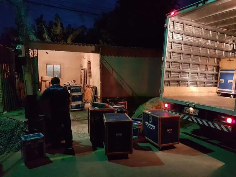 A carga estava em uma casa
