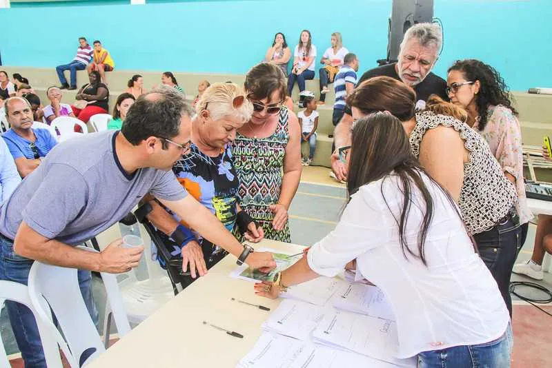 As unidades habitacionais do empreendimento estão divididas em 17 blocos de apartamentos