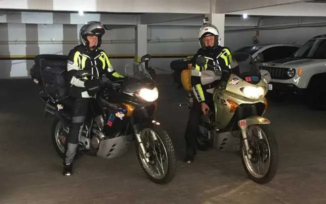 Roberto Bardella, italiano morto por traficantes brasileiros no Rio de Janeiro, ao lado de Rino Pilato.