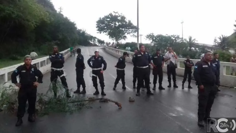 Os protestos aconteceram ontem e na noite de quarta-feira
