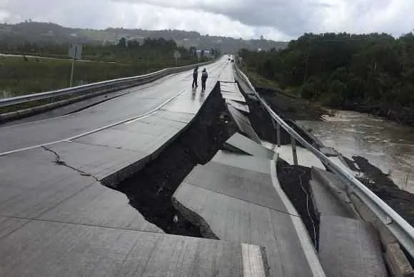 Terremoto de 7,6 graus atinge Tarahuin, na Ilha de Chiloé, ao sul de Santiago, no Chile