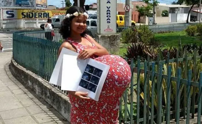 Imagem ilustrativa da imagem Nova ‘grávida de Taubaté’ intriga internautas