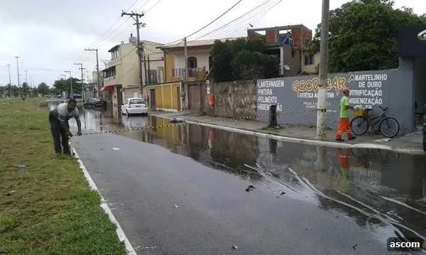 A ocorrência mais grave registrada foi um pequeno deslizamento de rochas no Morro Chácara