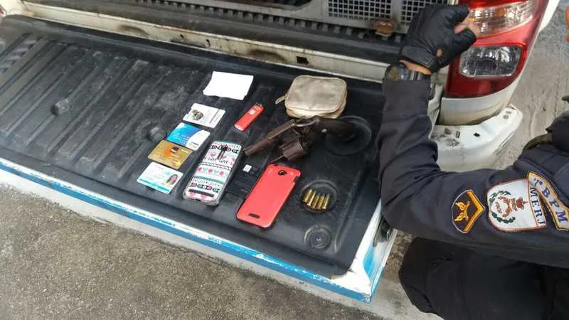 Criminoso foi reconhecido por vítima que acabara de roubar