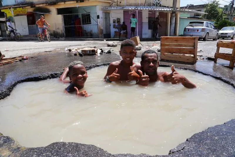 Moradores estão aproveitando o local como área de lazer