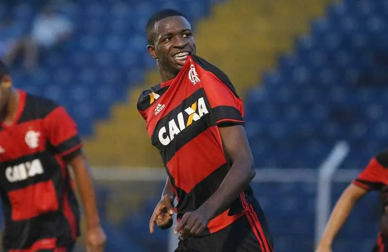 O atacante Vinícius Júnior, 16 anos, foi o grande destaque do Rubro-Negro na ‘Copinha’ deste ano