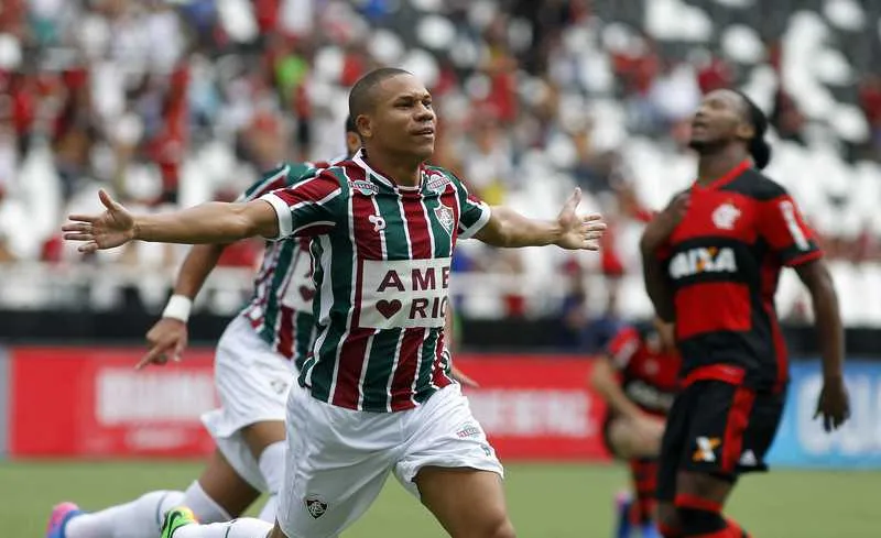Wellington Silva marcou o primeiro gol do Flu logo ais 4 minutos da primeira etapa