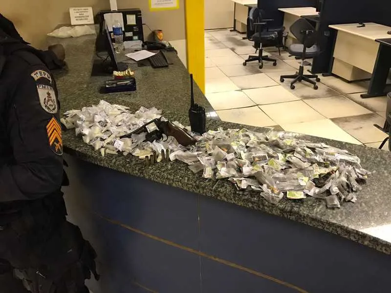 Grupo estava com grande quantidade de drogas