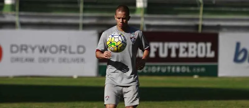O atacante Marcos Junior está confirmado no ataque tricolor contra o Flamengo no domingo