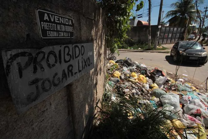 Segundo Reginaldo Guimarães, a coleta está irregular na comunidade há cerca de cinco meses