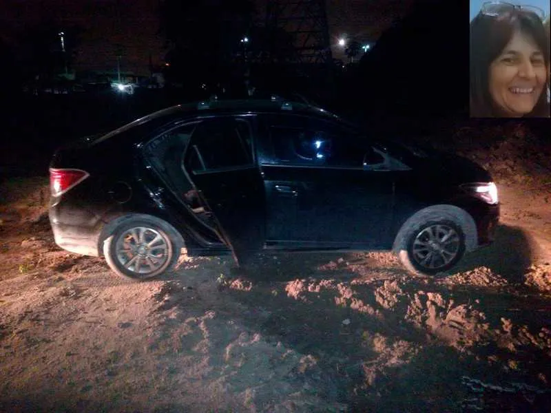 Corpo de Márcia Cristina foi encontrado dentro do seu próprio carro, no bairro Guaxindiba