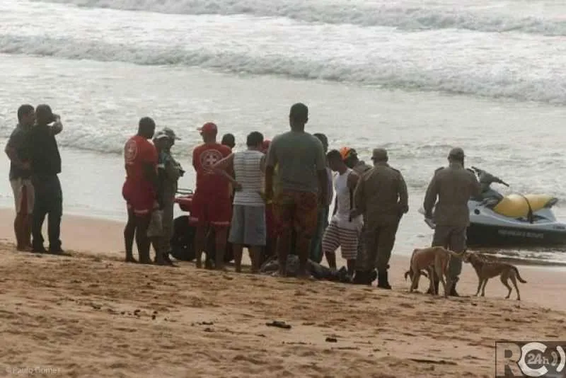 Corpo foi resgatado por uma equipe do Corpo de Bombeiros