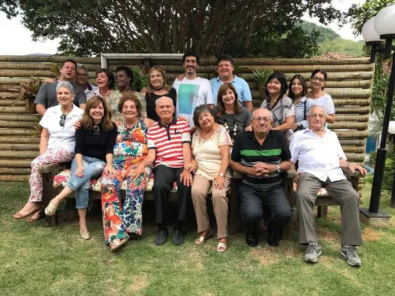 Muitos familiares foram prestigiar o professor Joaquim de Oliveira em Cordeiro