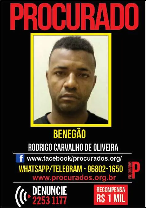 Benegão é acusado de assassinato e de ameaçar policiais