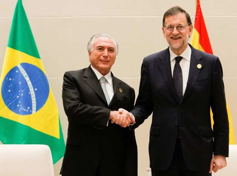 Imagem ilustrativa da imagem Temer e primeiro-ministro da Espanha iniciam reunião no Palácio do Planalto