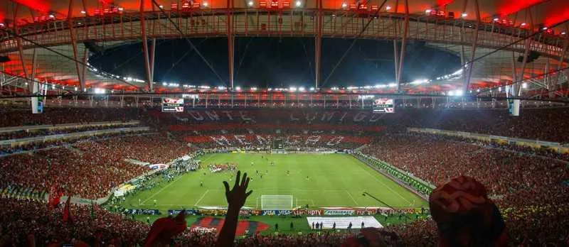 O estádio Maracanã vem recebendo grandes jogos do Flamengo