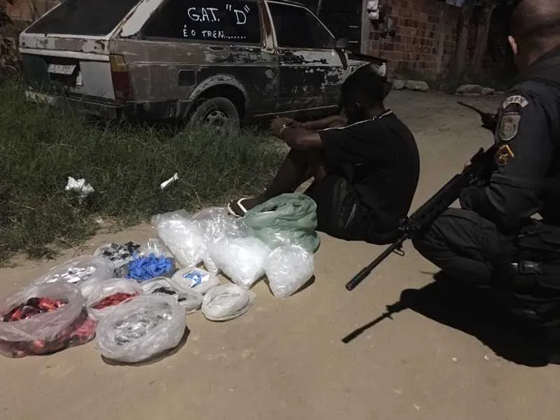 Suspeito fi reconhecido na rua pelos policiais militares