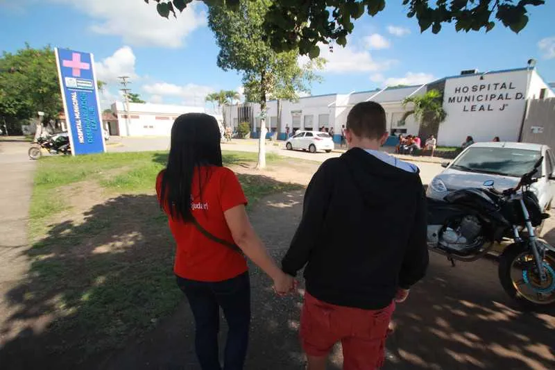 Edione levou o filho ao hospital e não conseguiu atendimento