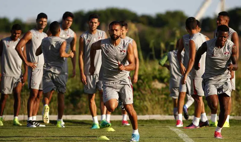 Jogadores do Flu realizaram atividade física no CT Pedro Antônio