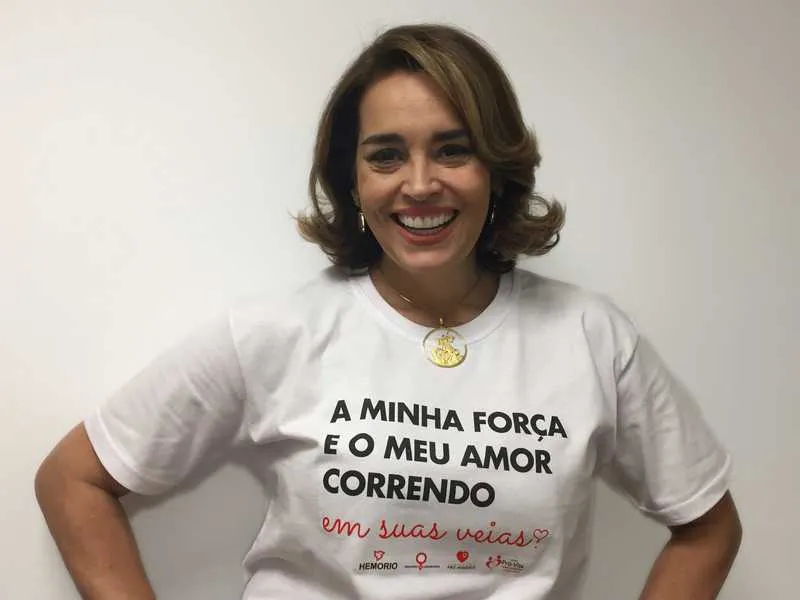 Atriz da TV globo é madrinha da campanha