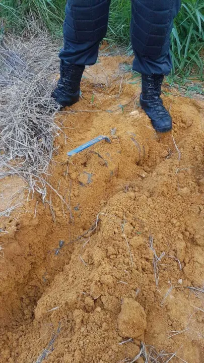Estrutura ficava no subsolo de uma edificação dentro de uma fazenda