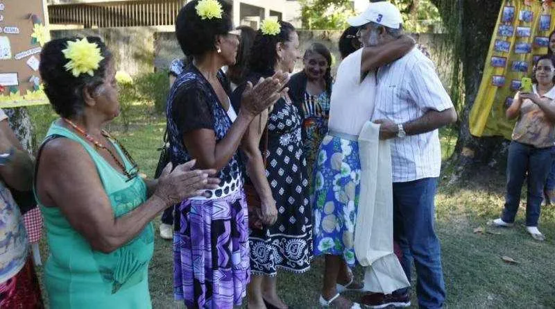 O evento contou com a apresentação do Coral “Vida”, formados pelas idosas do programa